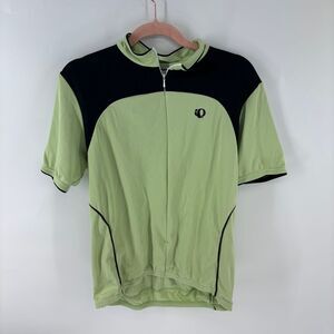 Pearl Izumi Green and Black Performance Cycling Jersey